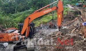 Tanah Milik Warga Nias Utara di Serobot Kontraktor Jembatan Sungai Lo’o Tanpa Izin