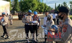Provos Polda Sulsel Gelar Pendisiplinan Pelaksanaan Protokol Kesehatan Terhadap anggota Polda