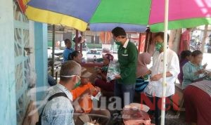 PKB Kepulauan Sula Turun ke Jalan Bagikan Ribuan Masker