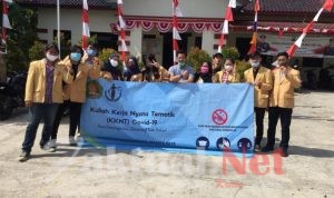Di Tengah Covid-19 Mahasiswa Terjun Langsung dalam KKNT di Desa Sukaringin