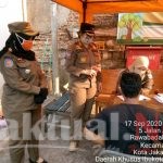 Tujuh Pelanggar Tibmas di Rawa Badak Selatan Disanksi Kerja Sosial