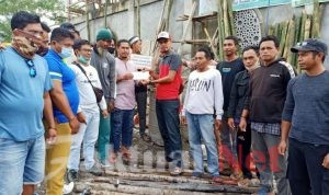 Organisasi Bentor Sofifi Sumbangkan 50 Semen Untuk Pembangunan Masjid Galala