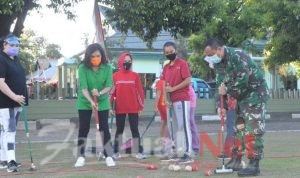 Gateball Korem 143/Halu Oleo Bangun Silaturahim Bersama Istri Forkompimda Kendari