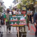 Tim Relawan Padat Karya Penanganan Covid-19 Pademangan Barat Gencarkan Sosialisasi 3M 