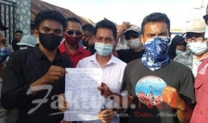 Aliansi Pemuda Kaledupa Sambut Paslon HATI Dengan Aksi Tolak Money Politik