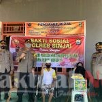 Sambut Maulid Nabi Muhammad SAW, Kapolres Sinjai Gelar Baksos