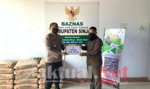 Kapolres Sinjai Kembali Serahkan Zakat Profesi Personel Polres Sinjai Dibaznas.