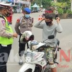 Ops Zebra 2020 Puluhan Personil Sat Lantas Gowa bagikan Masker dan Vitamin