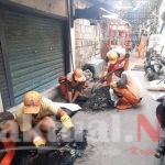 100 Karung Lumpur Diangkat Dari Saluran Jalan Kalibaru Barat VIII