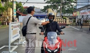 Masuk Mapolres Serang Kota Wajib Protkes