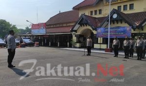 Polres Serang Kota Gelar Apel Siapsiaga Hadapai Bencana Alam