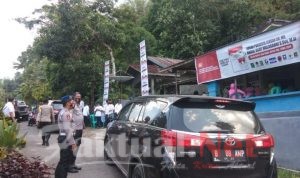 Personil Polsek Tinggimoncong Polres Gowa Amankan Pelaksanaan Kampanye Paslon Adnan-kio