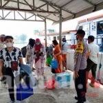 Polsek Kep Seribu Selatan Aktif Ingatkan Warga Terapkan Prokes