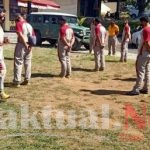 Jaga Kebugaran, Personil Polsek Tinggimoncong Laksanakan Olahraga Bersama