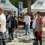 Kapolsek Kep Seribu Utara Pimpin Pengamanan Acara Puncak HUT Ke-19 Kabupaten Kep Seribu