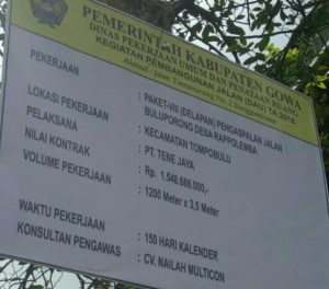 Diduga Proyek Asal Jadi, Pengaspalan Desa Rappolemba Mulai Rusak
