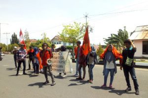Meriahkan HSP, LMND Tikep Gelar Aksi Menangkan Pancasila