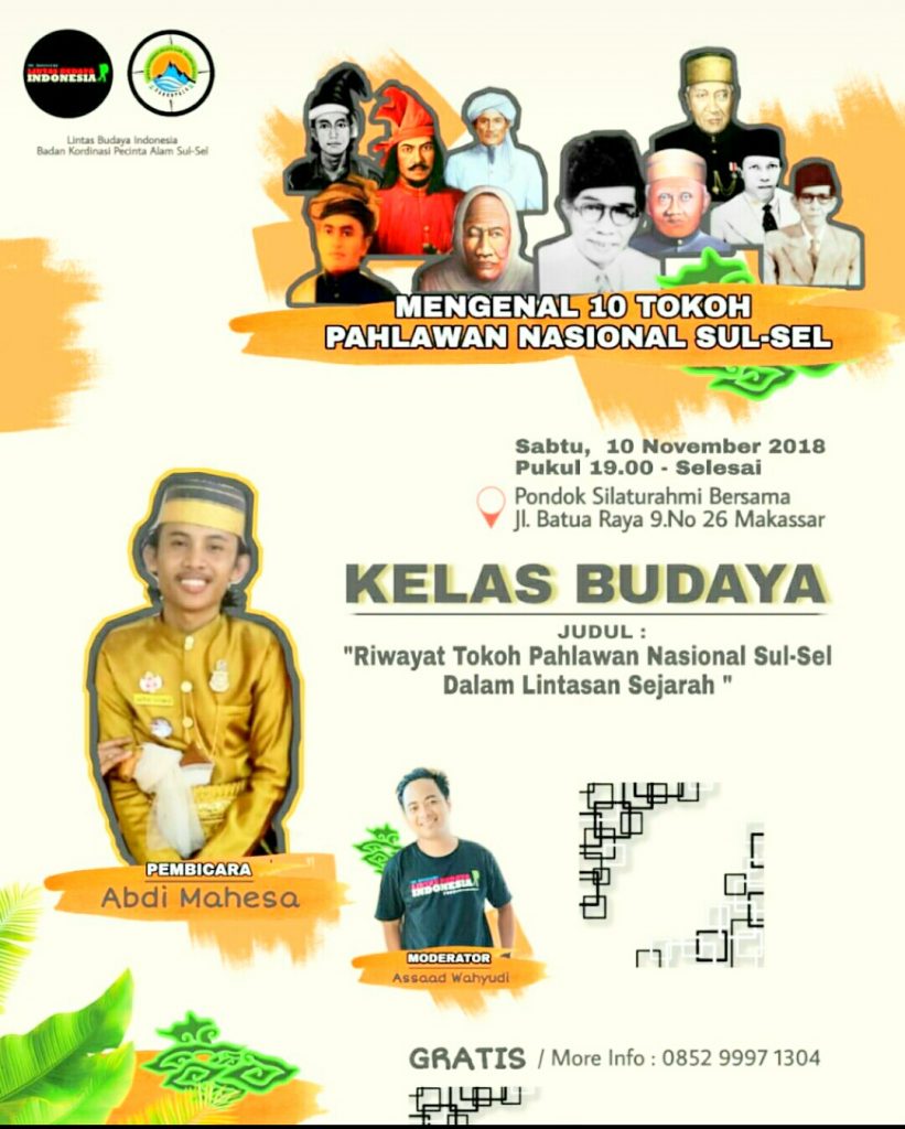 LBI dan BKPA Sulsel Gelar Kelas Budaya