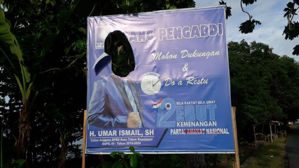 Baliho Caleg PAN Dan PKB Dirusaki OTK