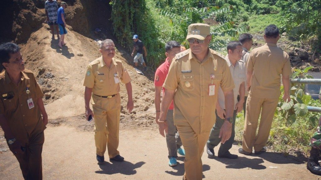 Akibat Longsor, Pemkot Tikep Bakal Bangun Jalur Alternatif Jalan Penghubung Oba dan Oba Selatan
