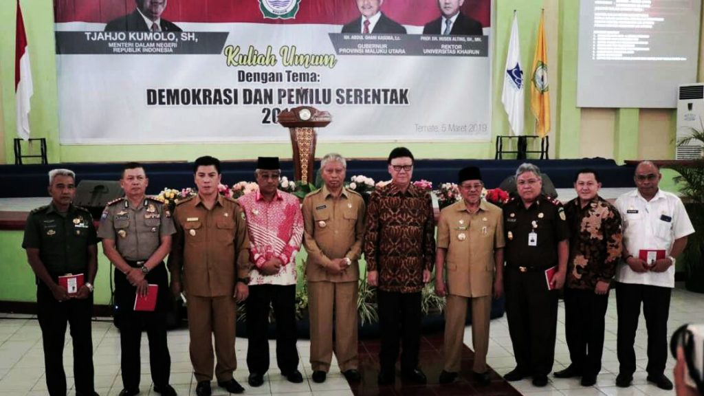 Walikota Tikep Hadiri Kuliah Umum Tjahjo Kumolo