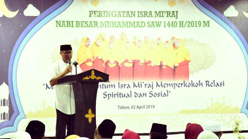 Wawali Hadiri Peringatan Isra Mi’raj di Kelurahan Rum