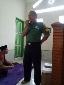 Bhanbinsa Desa Rappolemba, Ikut Melaksanakan Ibadah sholat Jum, at sekaligus memberikan arahan kepada warga desa