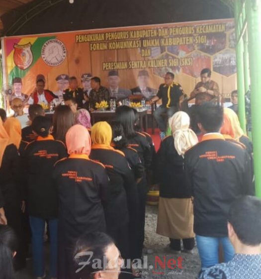 Kepala Dinas Pertanian Toli-Toli Hadiri Pelantikan Pengurus UMKM Di Kabupaten Sigi