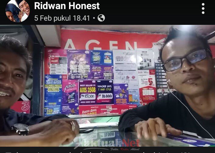 Foto Sirajudin Ramli dengan Ridwan Honest