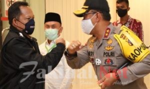 Kapolda Kalteng Sambut Kunker Mendagri