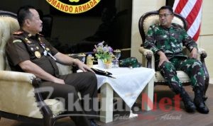 Pangkoarmada III Terima Kunjungan Kerja Kajati Papua Barat
