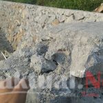 Di Duga Asal Kerja, Pemuda Kelurahan Cikoro Keluhkan Talud Yang di Kerjakan CV.Bontolempangan