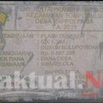 Plat DuiKker Di Dusun Bulupo’rong Desa Rappolemba Di Pertanyakan Aktivis LSM