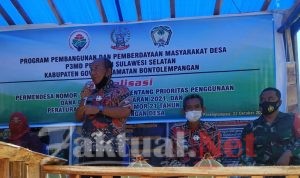 Kepala Dinas PMD Sosialisasi Di Kampung Rewako Desa Julumate’ne
