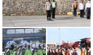 Ditlantas Polda Banten Gelar Apel Pasukan Operasi Zebra Kalimaya 2020