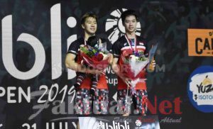 Ganda Putra Indonesia Marcus/Kevin Amankan Gelar Juara Dua Tahun Berturut-Turut