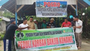 Tak Terpilih Sebagai Anggota DPRD Konawe, Dharma Taewa Tetap Peduli Korban Banjir