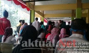 Disdukcapil Kendari tak Terapkan Physical Distancing bagi Masyarakat yang Berurusan