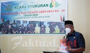 Walikota Tidore Hadiri Acara Syukuran Hari Bhakti Adhyaksa ke – 60