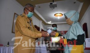 Pemkot Tikep Salurkan Bantuan Dari Bank BRI