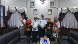 Srikandi PP Maros Bersama Duta Anti Narkoba Temui Ketua BNK Maros