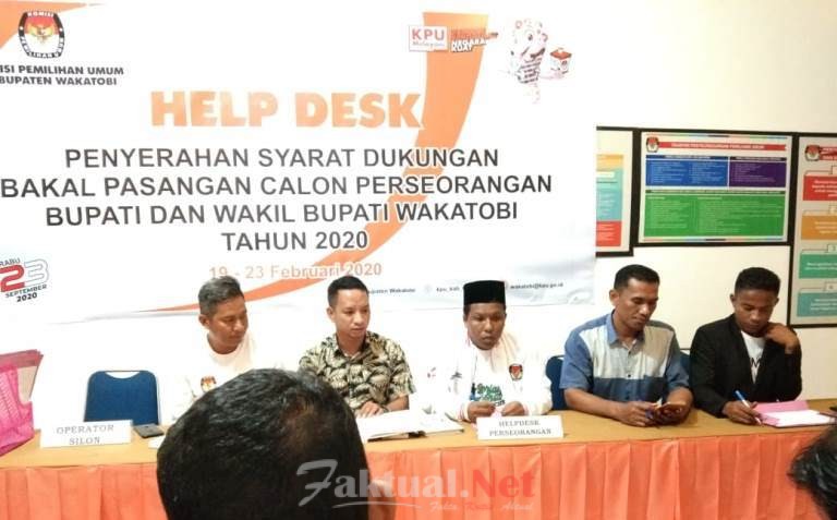 Helat Pilkada 2020, Ketua KPU Wakatobi : Tidak Ada Calon Perseorangan