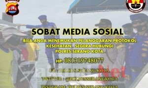 Polres Serang Kota Luncurkan Hotline Pengaduan Pelanggaran Potkes Covid-19