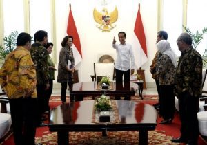 Presiden Joko Widodo Terima Pansel Calon Pimpinan KPK Di Istana