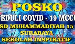Imbas Corona, SD Limas Surabaya Luncurkan Posko Peduli Covid-19 MCCC