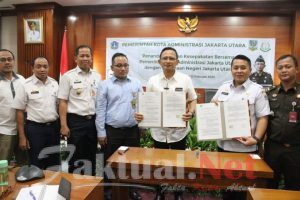 Pemkot Jakut Dan Kejari Teken MoU