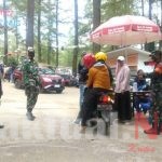 Gabungan TNI POLRI Beri Edukasi tentang Protokol Kesehatan di Objek Wisata Malino